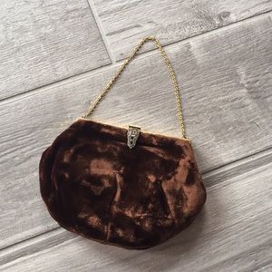 Vintage Velvet  Evening Bag